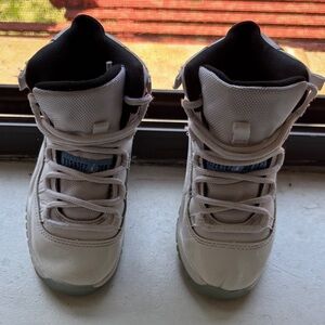 Jordan Kids White and Black Sneakers